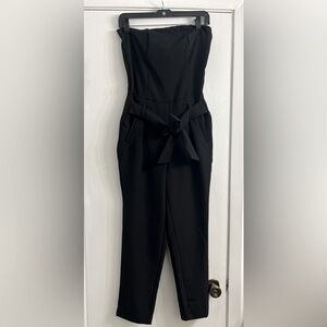 Strapless Fashion Nova jumpsuit size small, ties around waist